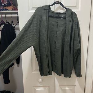 Army green cardigan (American Eagle)